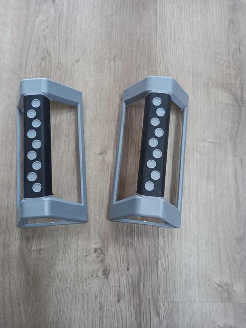 Push up bars - Opdruk steunen, Sport en Fitness, Fitnessmaterialen, Zo goed als nieuw, Push-up steun, Armen, Borst, Buik, Rug