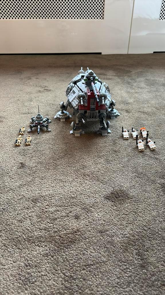 Lego starwars at-te walker 75337, Kinderen en Baby's, Speelgoed | Duplo en Lego, Zo goed als nieuw, Lego, Complete set, Ophalen of Verzenden
