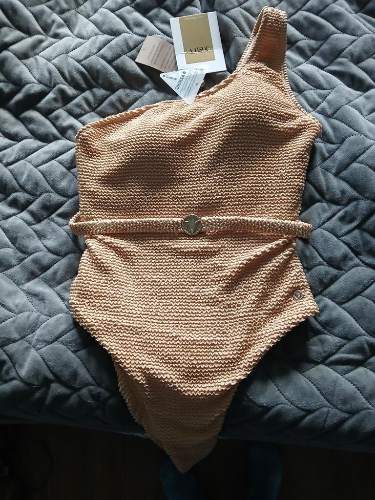 Mooi badpak - Nieuw! Van Josh V mt XS, Beige, Nieuw, Badpak, Ophalen of Verzenden