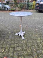 Gietijzeren Bistrotafel met Marmeren Blad, Antiek en Kunst, Antiek | Meubels | Tafels, Ophalen