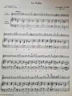 Corelli - La Follia - Partituur voor Altblokfluit en Basso C, Muziek en Instrumenten, Bladmuziek, Klassiek, Ophalen of Verzenden