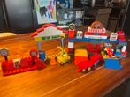 Duplo pitstop compleet, Kinderen en Baby's, Speelgoed | Duplo en Lego, Ophalen of Verzenden, Zo goed als nieuw, Duplo