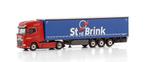 St vd Brink DAF XG+ met huifoplegger 1:50, St vd Brink, St vd Brink, Ophalen of Verzenden, Zo goed als nieuw