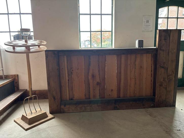 Houten Buitenbar - Gebeitst Vuren/Grenen - Groot Formaat, Huis en Inrichting, Barren, Zo goed als nieuw, Ophalen