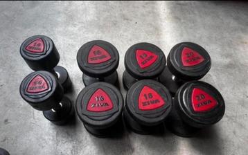 Ziva Dumbells 2x14kg ,2x16kg ,2x18kg ,2x20kg beschikbaar voor biedingen
