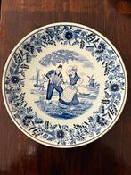 Delft blauw bord, Antiek en Kunst, Ophalen of Verzenden