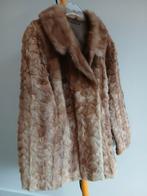 Vintage bontjas De Zilvervos Den Bosch, jaren '30/'40, Maat 38/40 (M), Bruin, Ophalen of Verzenden, Zo goed als nieuw