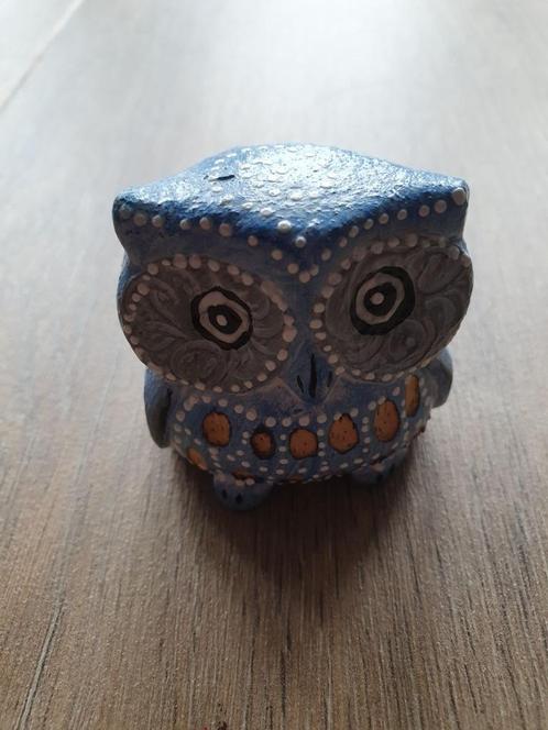 Nieuwe blauwe zeer licht wegend uiltje, Verzamelen, Beelden en Beeldjes, Nieuw, Dier, Ophalen of Verzenden