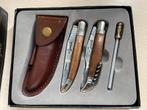 Laguiole Bestekset - 4-delig in Originele Doos - Vintage Des, Antiek en Kunst, Antiek | Bestek, Ophalen of Verzenden