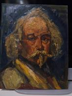 Olieverf Schilderij B. Boers - Portret, Antiek en Kunst, Ophalen of Verzenden