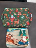 Twee Kerst dienbladen., Ophalen of Verzenden, Zo goed als nieuw