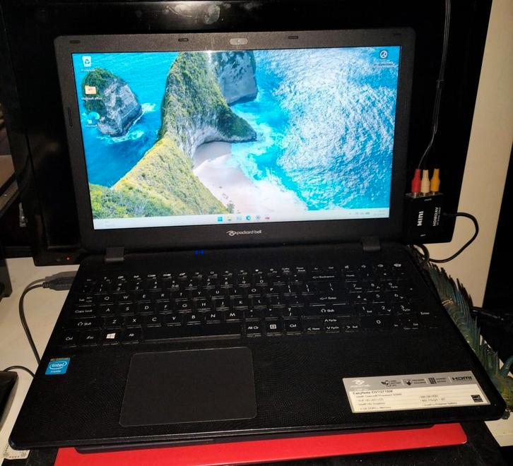 Packard Bell EasyNote ENTG71BM '4GB-64Bit' (2,16Ghz-Win11), Computers en Software, Vintage Computers, Ophalen of Verzenden