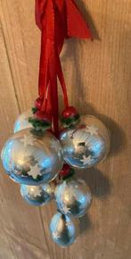 Trosje kerstballen retro, Diversen, Kerst, Gebruikt, C, Ophalen of Verzenden, C