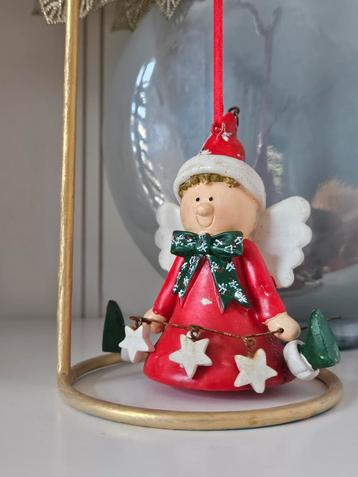 Kerst Engel Ornament Hanger - 11x10 cm beschikbaar voor biedingen