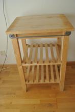 Keukentrolley, hout, Ophalen, Gebruikt, Overige kleuren, 50 tot 100 cm