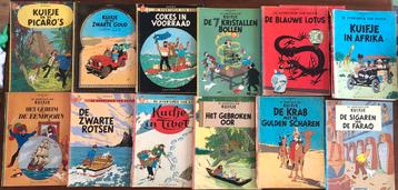 Kuifje stripboeken: totaal 12 stuks beschikbaar voor biedingen