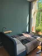 Bed zonder matras, Ophalen, 140 cm, Zo goed als nieuw, Twijfelaar