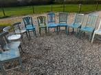11 gekleurde stoelen hoge kwaliteit, Huis en Inrichting, Stoelen, Ophalen of Verzenden