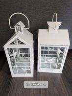 Mooie nette windlichten, Ophalen of Verzenden, Zo goed als nieuw, Overige materialen, Minder dan 25 cm