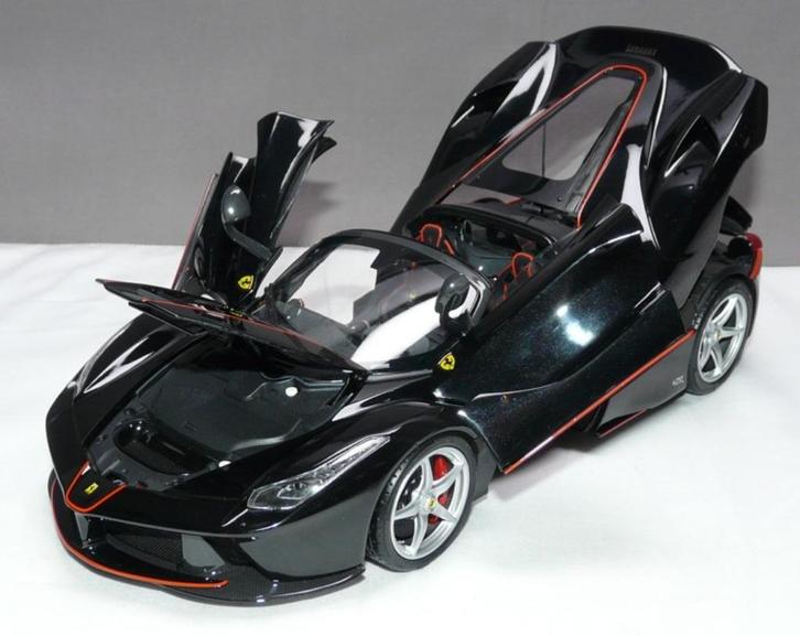Ferrari LaFerrari Aperta Zwart BBR182232 1:18 BBR Diecast, Hobby en Vrije tijd, Modelauto's | 1:18, Nieuw, Auto, Overige merken