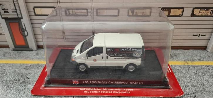 1.50 2005 safety car renault master, Hobby en Vrije tijd, Modelauto's | 1:50, Nieuw, Bus of Vrachtwagen, Overige merken, Ophalen of Verzenden