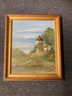 Schilderij moulin jake mer layzin, Antiek en Kunst, Ophalen