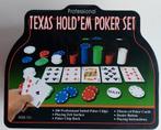 Professional Texas Hold’em pokerset (Nieuwstaat), Hobby en Vrije tijd, Gezelschapsspellen | Kaartspellen, Vijf spelers of meer