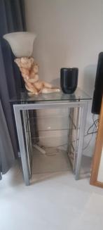 Mooie TV/Audio Kast met Glazen Planken, Ophalen of Verzenden