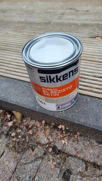 Sikkens Rubbol BL Rezisto Satin RAL9001 - 1 liter beschikbaar voor biedingen