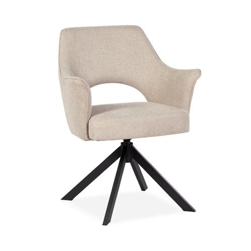 Luxe draaibare eetkamerstoelen 6stuks 4x Carissa + 2x Carita, Huis en Inrichting, Stoelen, Gebruikt, Stof, Ophalen