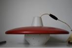 Paddenstoel UFO hanglamp vintage retro, Minder dan 50 cm, Ophalen of Verzenden, Glas