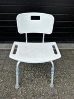 Douche stoel in hoogte verstelbaar + handvaten, Diversen, Verpleegmiddelen, Ophalen, Zo goed als nieuw