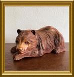 Oud houtsnijwerk beeld: grote beer, Ophalen of Verzenden