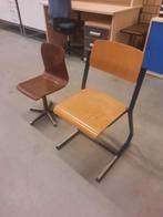 Vintage schoolstoel en Thur op seat  kinderstoel., Gebruikt, Ophalen