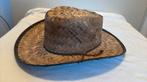 Rieten hoed cowboy model, Ophalen of Verzenden, Zo goed als nieuw