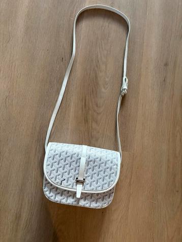 GOYARD Crossbody tas wit zo goed als nieuw beschikbaar voor biedingen
