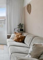 LOODS 5 - Fluwelen 4- zits bank, Ophalen, 250 tot 300 cm, Gebruikt, Stof