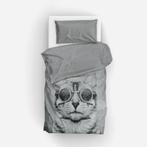 Essara dekbedovertrek Mr. Jangles 1 persoons nieuw, Ophalen of Verzenden, Nieuw, Eenpersoons, Dekbedovertrek