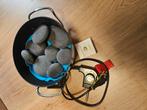 Hotstone massage stenen met verwarmer en thermometer Princes, Ophalen of Verzenden, Zo goed als nieuw, Overige typen