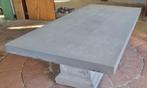 BETONNEN TAFEL MET 2 ZUILEN / 250 x 125 cm, Tuin en Terras, Tuintafels, Ophalen, Huis en tuin decoratie Marie, Peize, Info@huisentuindecoratiemarie.nl