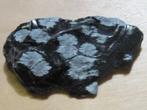 mi. 5x ruwe edelsteen SNEEUWVLOK OBSIDIAAN (2), Verzenden, Mineraal