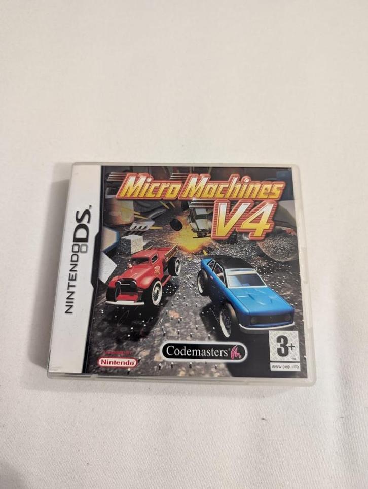 Nintendo DS - Micro Machines V4 - Nieuwstaat, Spelcomputers en Games, Games | Nintendo DS, Zo goed als nieuw, Racen en Vliegen