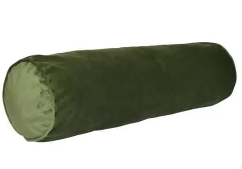 Sierkussen London Green 60x17,5 cm, Huis en Inrichting, Woonaccessoires | Kussens, Gebruikt, Groen, Cilindervormig, Ophalen