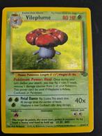 Pokémon - Vileplume - Holo - Jungle, Ophalen of Verzenden, Zo goed als nieuw, Losse kaart