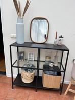 Open zwart kastje, 100x94,5 cm, Huis en Inrichting, Ophalen, Met plank(en), Gebruikt, 100 tot 150 cm