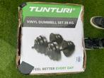 Tunturi Vinyl Dumbbell Set 28 KG, Ophalen, Nieuw, Armen, Dumbbell