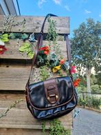 Super nette stoere vintage leren schoudertas, Sieraden, Tassen en Uiterlijk, Tassen | Schoudertassen, Ophalen of Verzenden, Zo goed als nieuw