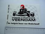 sticker oud KARTS Veendam race racing karting retro kart, Verzenden, Zo goed als nieuw, Bedrijf of Vereniging