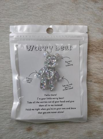 "Worry bear" nieuw in verpakking  beschikbaar voor biedingen
