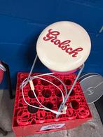Grolsch lamp decoratie mancave reclame bier pub bar wit rood, Huis en Inrichting, Barren, Ophalen of Verzenden